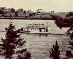 Steamboat Oswegatchie, Black Lake, Morristown, NY, Morristown Area Chamber of Commerce, Morristown, New York, The Gateway to the Thousand Islands, On the Ever-Beautiful St. Lawrence River, Summer Playground of Northern New York